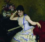 llya Yefimovich Repin Menter by Repin oil painting
